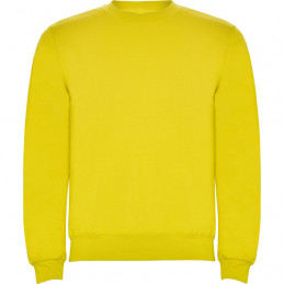 SWEAT SANS CAPUCHE JAUNE