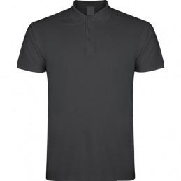 POLO COTON PLOMB FONCE