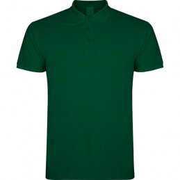 POLO COTON VERT BOUTEILLE