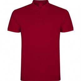 POLO COTON GRENAT