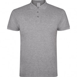 POLO COTON GRIS CHINE